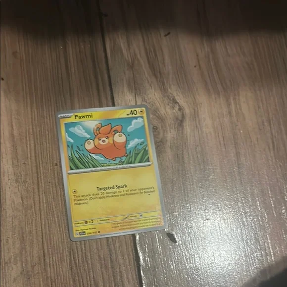 Pokemon | Games | Pokemon Card Pawmi With Orange And Yellow | Poshmark